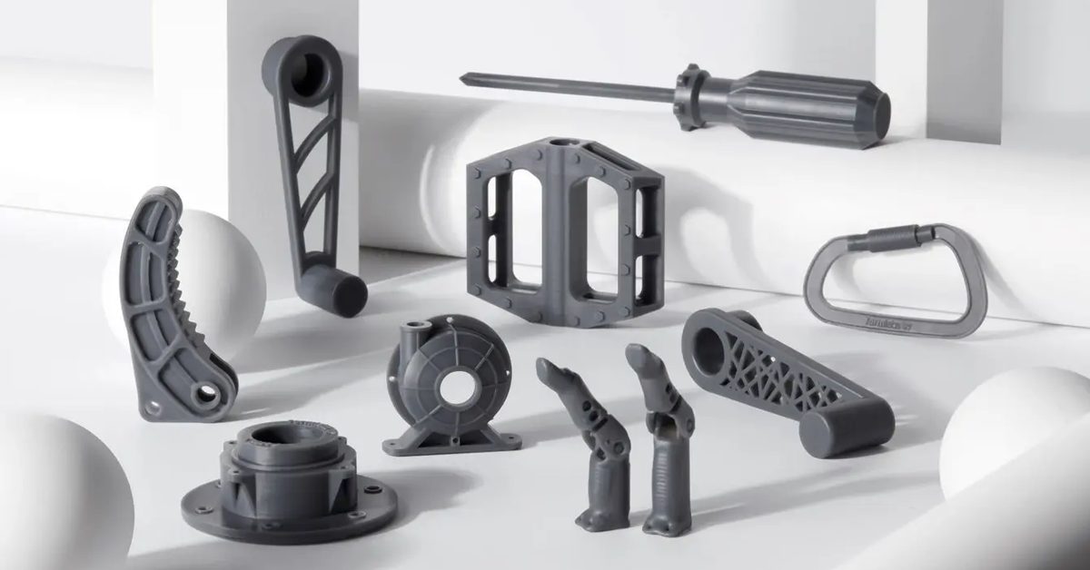Pièces imprimées en matériaux techniques résine